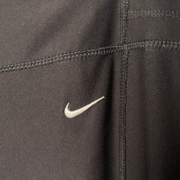 Nike Small Yoga Pants Black Wide Leg Compression Gym Athleisure Fit High Waisted - Picture 4 of 6